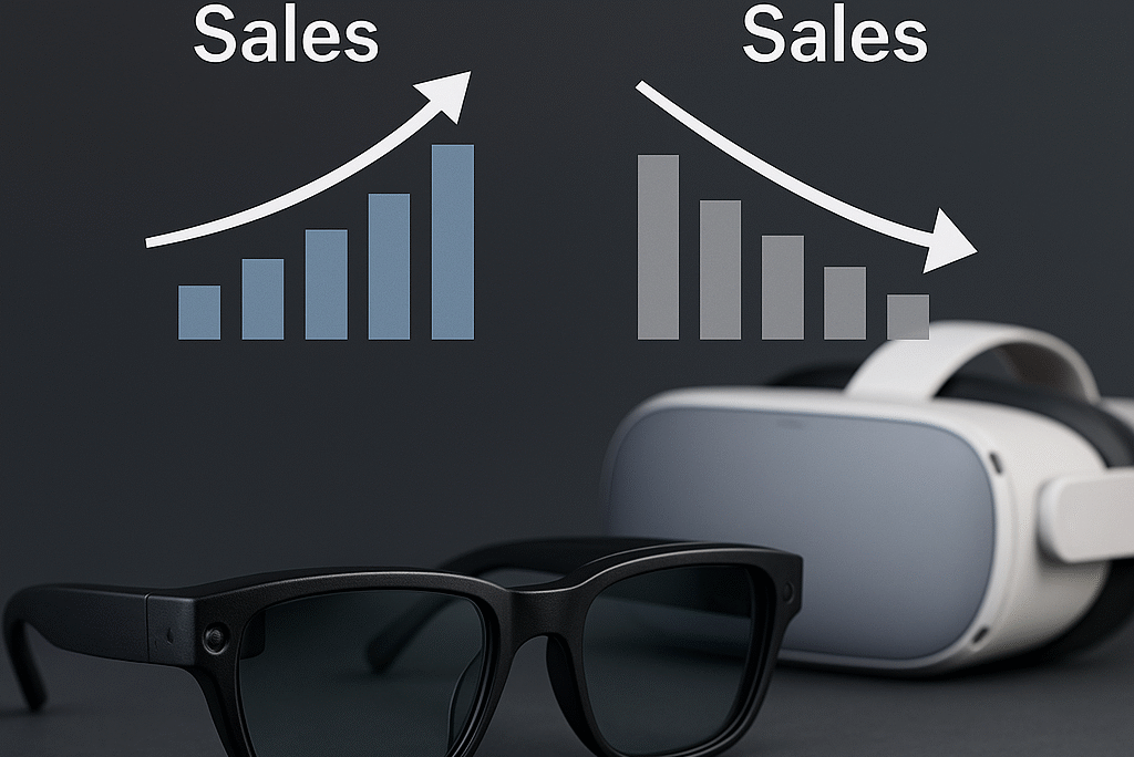 AI AR naočale mijenjaju XR tržište: AR prodaja snažno raste, VR pada