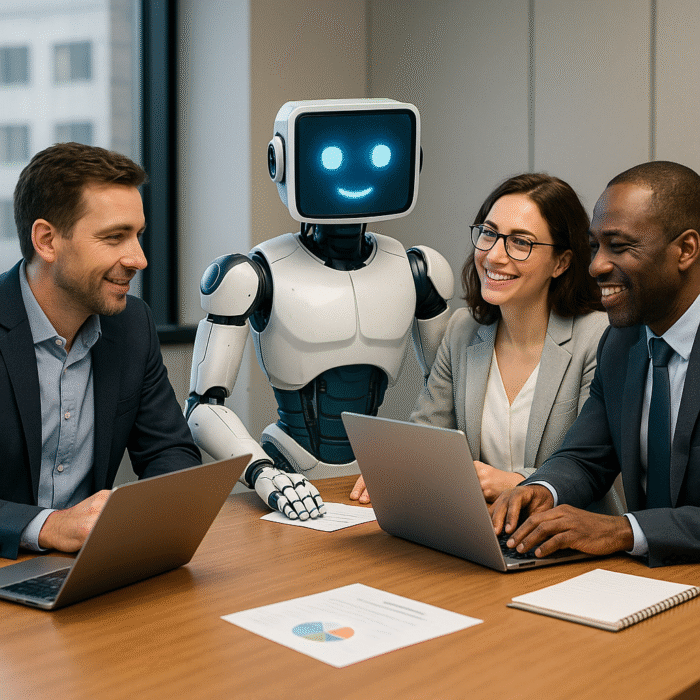 Ilustracija za članak: Kako se AI agenti uklapaju u timove: nova faza suradnje čovjeka i umjetne inteligencije