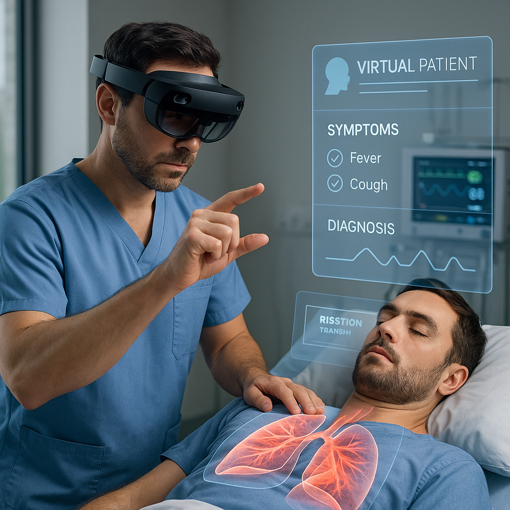 XR u zdravstvu 2025: od simulacija infekcija do AI pacijenata